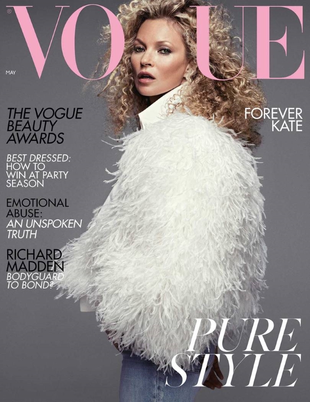 UK Vogue May 2019 : Kate Moss by Jamie Hawkesworth, Mikael Jansson & Inez & Vinoodh