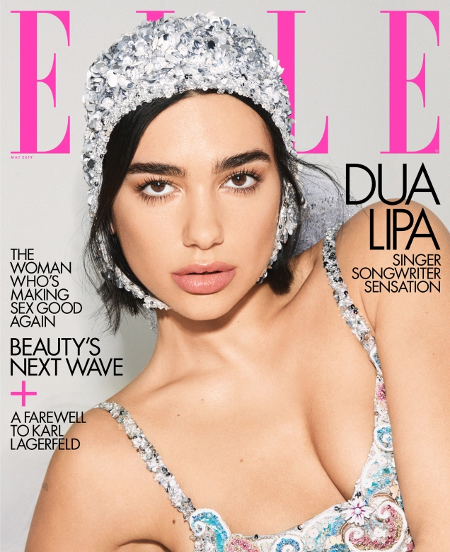 US Elle May 2019 : Dua Lipa by Carin Backoff