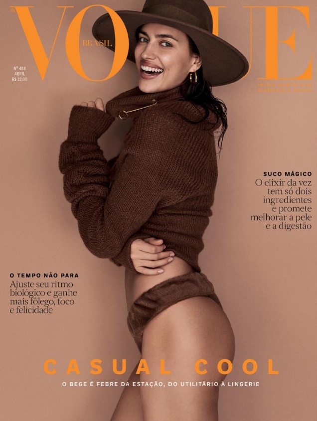 Vogue Brazil April 2019 : Irina Shayk by Giampaolo Sgura
