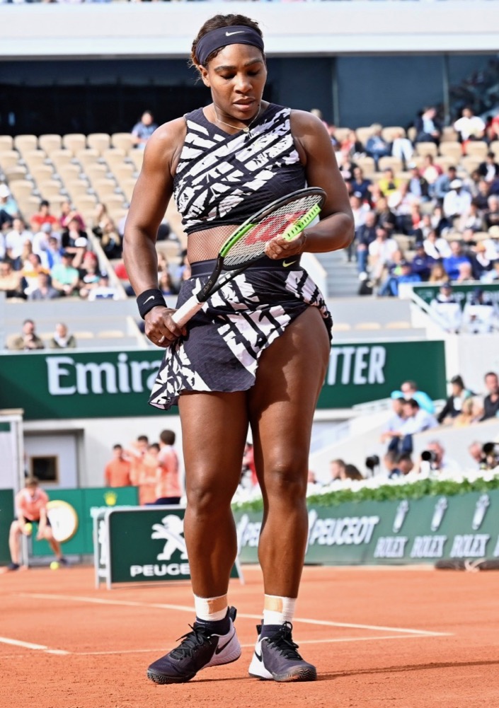 Serena Williams at the 2019 French Open.