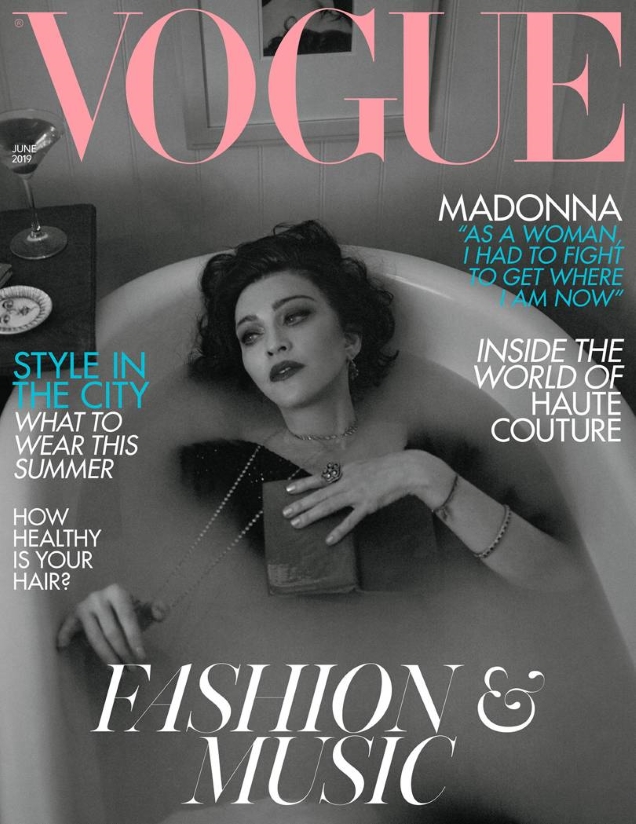 UK Vogue June 2019 : Madonna by Mert Alas & Marcus Piggott