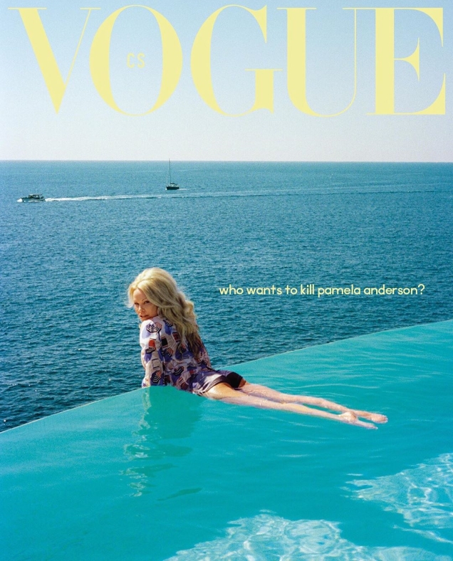 Vogue Czechoslovakia June 2019 : Pamela Anderson by Dan Beleiu