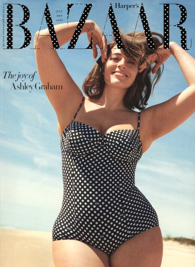 UK Harper’s Bazaar July 2019 : Ashley Graham by Pamela Hanson