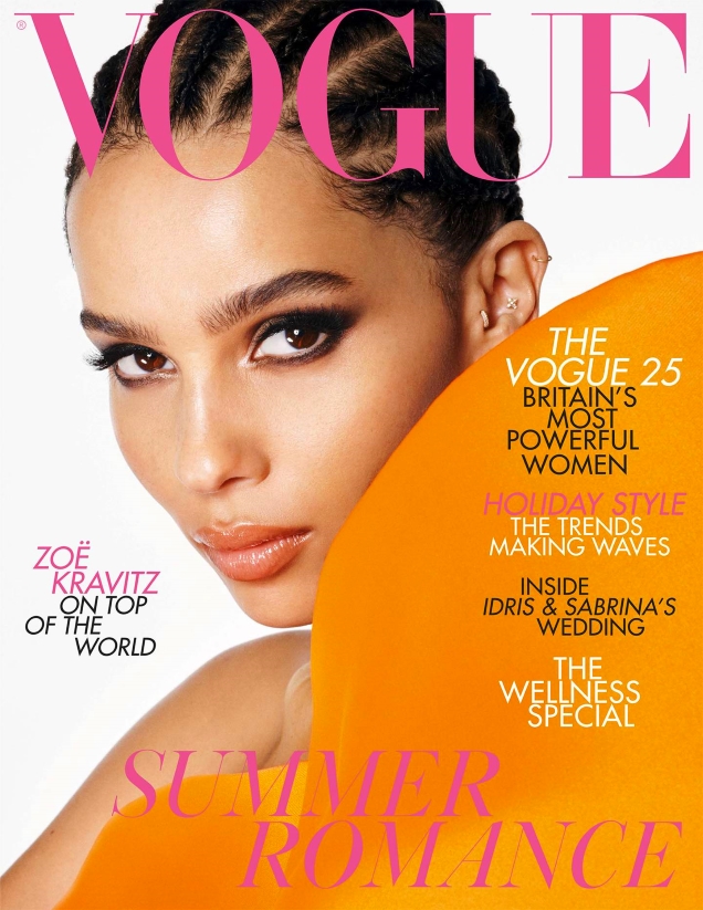 UK Vogue July 2019 : Zoe Kravitz by Steven Meisel