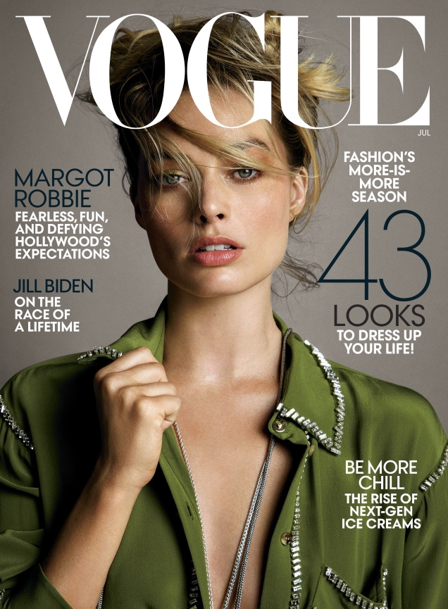 US Vogue July 2019 : Margot Robbie by Inez van Lamsweerde & Vinoodh Matadin