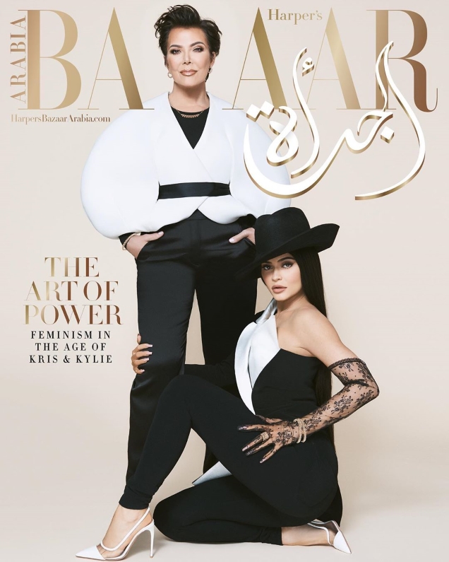 Harper’s Bazaar Arabia July/August 2019 : Kris Jenner & Kylie Jenner by The Morelli Brothers