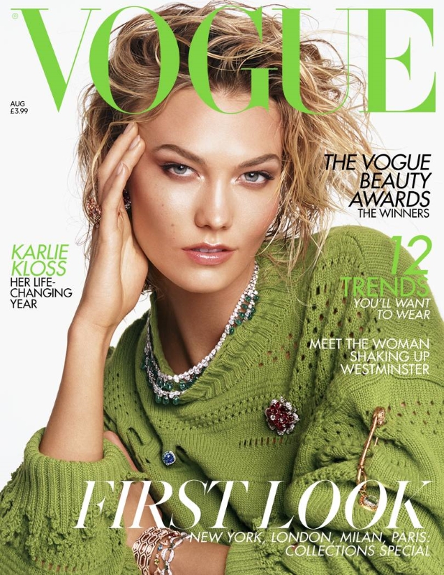 UK Vogue August 2019 : Karlie Kloss by Steven Meisel