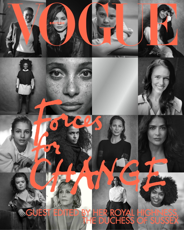 UK Vogue September 2019 : The ‘Forces for Change’ by Peter Lindbergh
