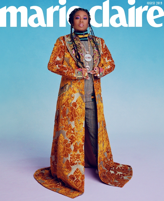 US Marie Claire August 2019 : Missy Elliott by Micaiah Carter