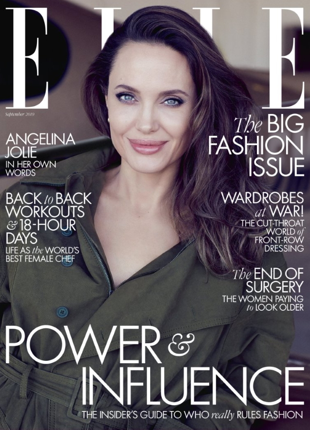 UK Elle September 2019 : Angelina Jolie by Alexi Lubomirski