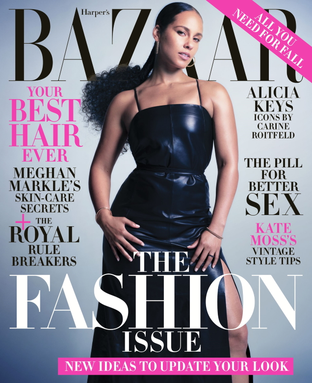 US Harper’s Bazaar September 2019 : Alicia Keys by Mario Sorrenti