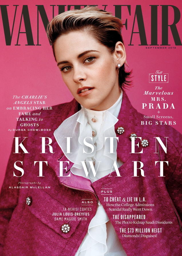 Vanity Fair September 2019 : Kristen Stewart by Alasdair McLellan