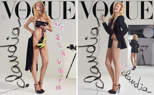 Vogue Italia August 2019 : Stephanie Seymour & Claudia Schiffer by Collier Schorr
