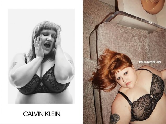 Beth Ditto for Calvin Klein Underwear Fall 2019.