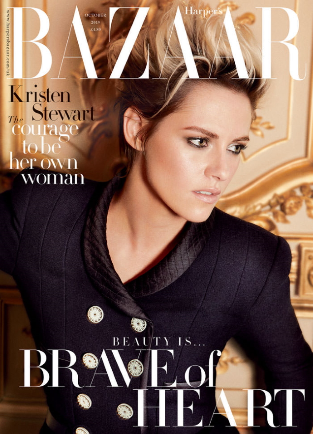 UK Harper's Bazaar October 2019 : Kristen Stewart by Alexi Lubomirski