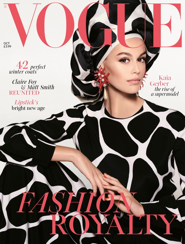 UK Vogue October 2019 : Kaia Gerber by Steven Meisel