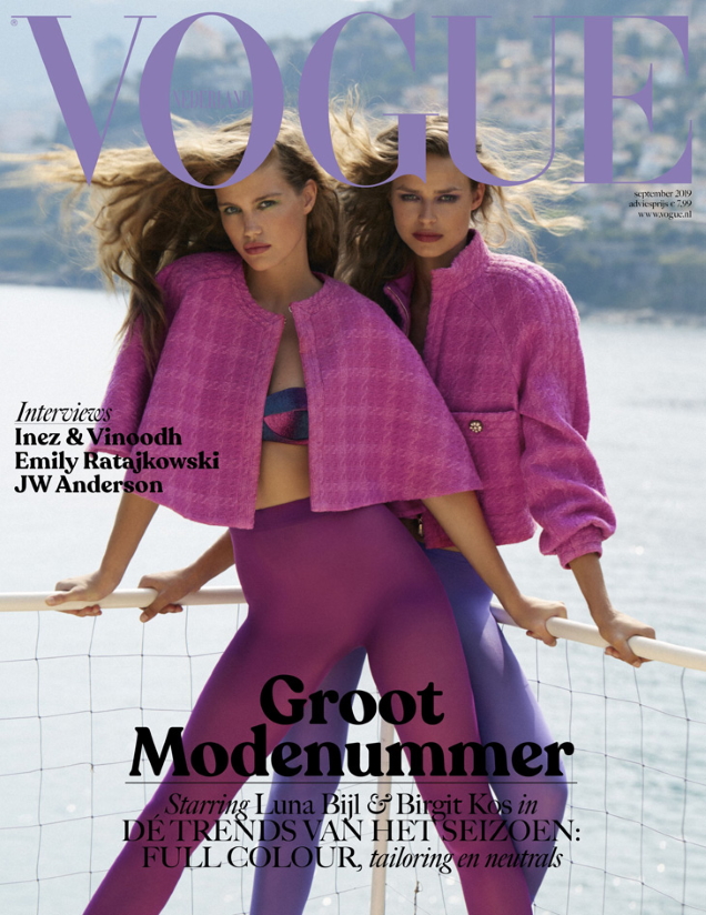 Vogue Netherlands September 2019 : Luna Bijl & Birgit Kos by Carlijn Jacobs