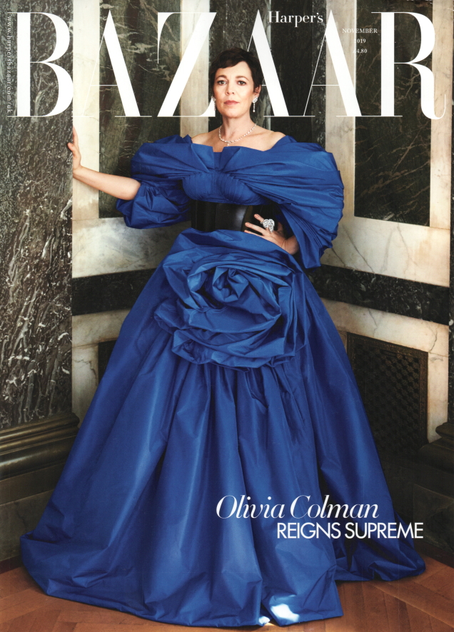 UK Harper’s Bazaar November 2019 : Olivia Colman by Alexi Lubomirski