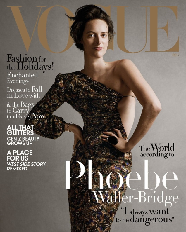 US Vogue December 2019 : Phoebe Waller-Bridge by Ethan James Green