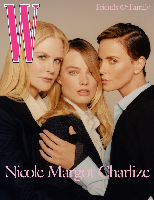 W Magazine Volume #8 2019 : Nicole Kidman, Margot Robbie & Charlize Theron by Colin Dodgson