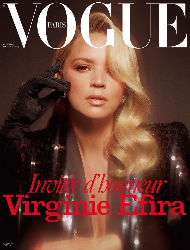 Vogue Paris December 2019/January 2020 : Virginie Efira by Mikael Jansson