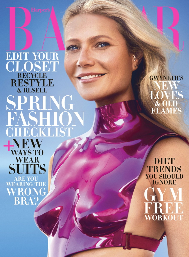 US Harper’s Bazaar February 2020 : Gwyneth Paltrow by Zoey Grossman