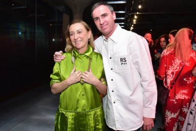 Miuccia Prada and Raf Simons