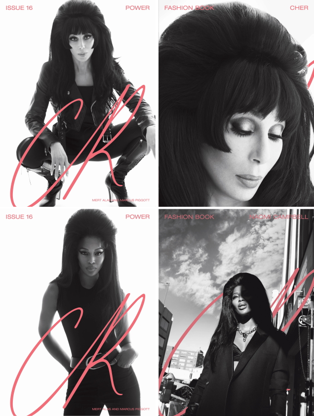 CR Fashion Book #16 S/S 2020 : Kim Kardashian West, Cher & Naomi Campbell by Mert & Marcus