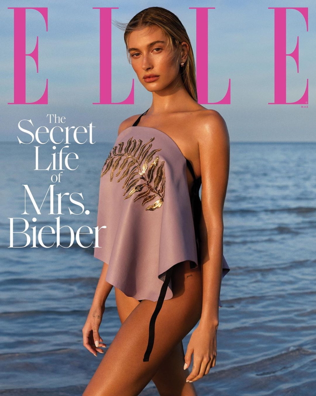 US Elle March 2020 : Hailey Bieber by Zoey Grossman