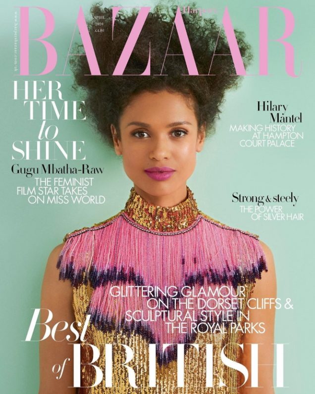 UK Harper’s Bazaar April 2020 : Gugu Mbatha-Raw by Richard Phibbs