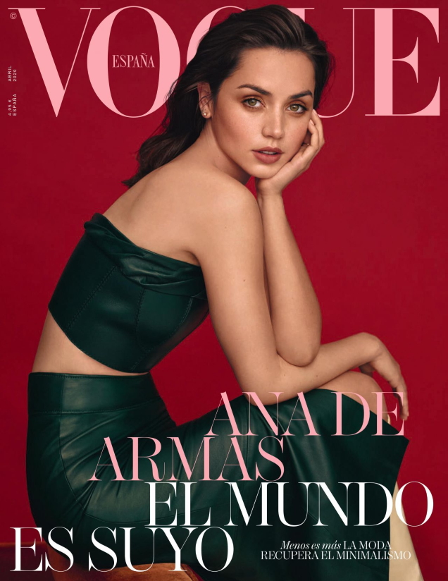 Vogue España April 2020 : Ana de Armas by Thomas Whiteside