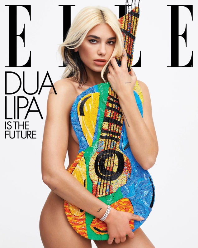 US Elle May 2020 : Dua Lipa by Zoey Grossman