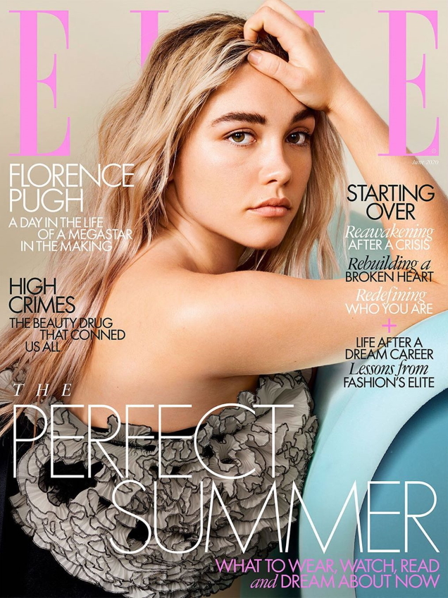 Florence Pugh In Chanel @ ELLE Magazine UK June 2020 Issue