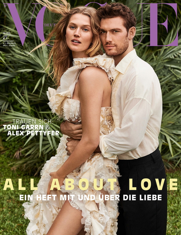 Vogue Germany June 2020 : Toni Garrn & Alex Pettyfer by Giampaolo Sgura