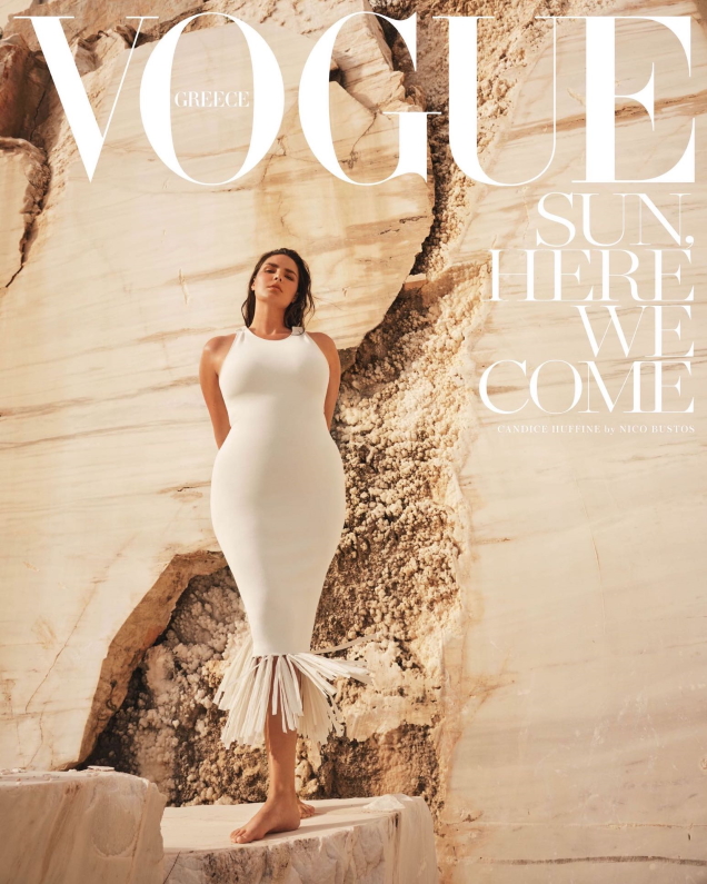 Vogue Greece June 2020 : Candice Huffine by Nico Bustos