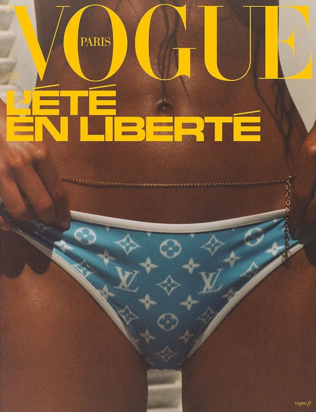 Vogue Paris July 2020 : Mica Argañaraz by Nathaniel Goldberg & Natasja Madsen by Henrik Purienne