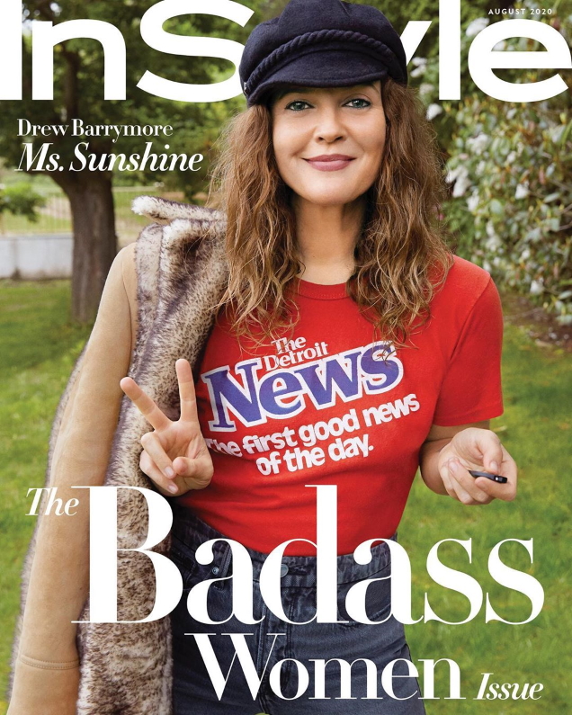 US InStyle August 2020 : Drew Barrymore by Drew Barrymore