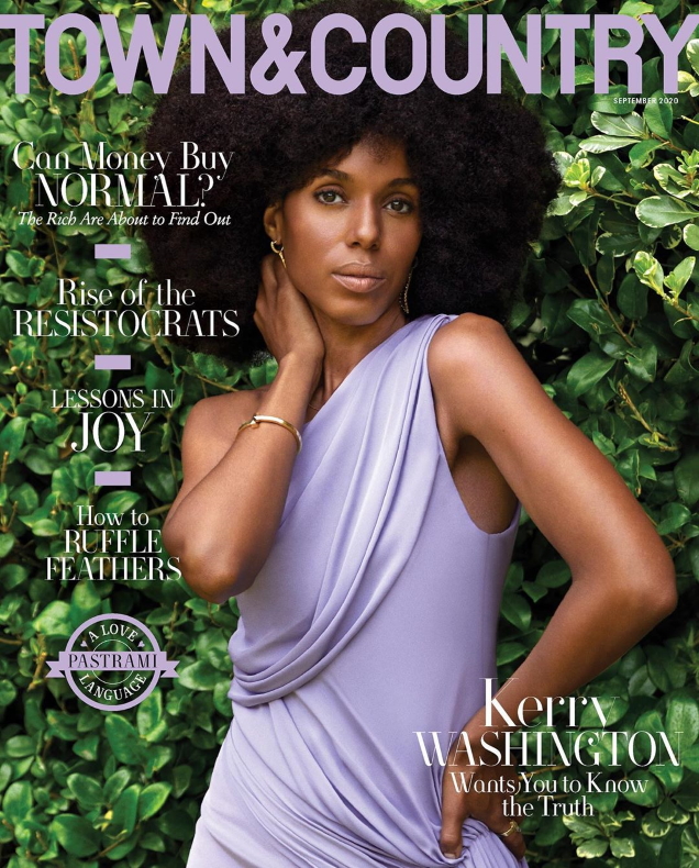 Town & Country September 2020 : Kerry Washington by AB+DM