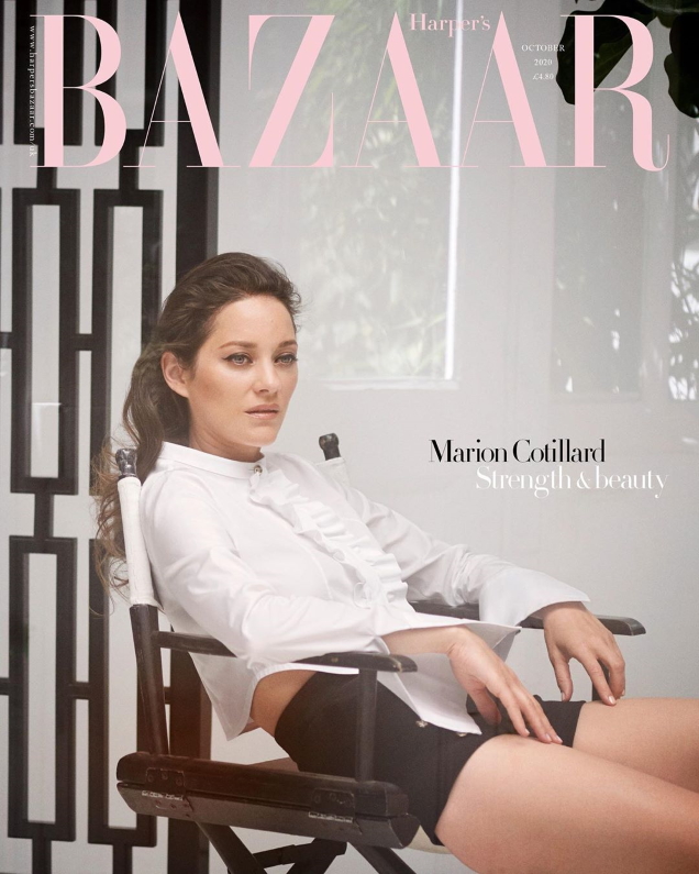 UK Harper’s Bazaar October 2020 : Marion Cotillard by Serge Leblon