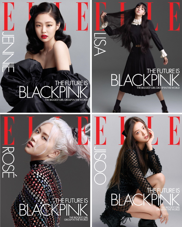 US Elle October 2020 : BLACKPINK by Kim Hee June