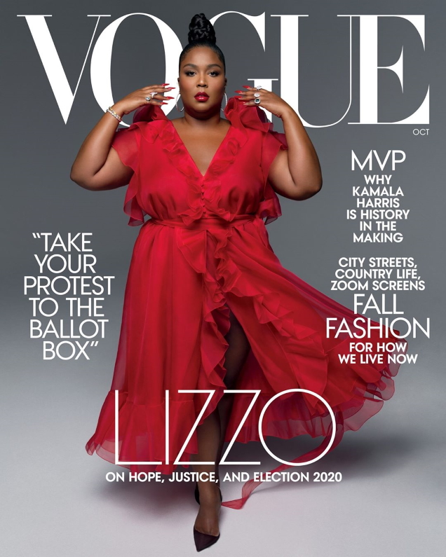 US Vogue October 2020 : Lizzo by Hype Williams