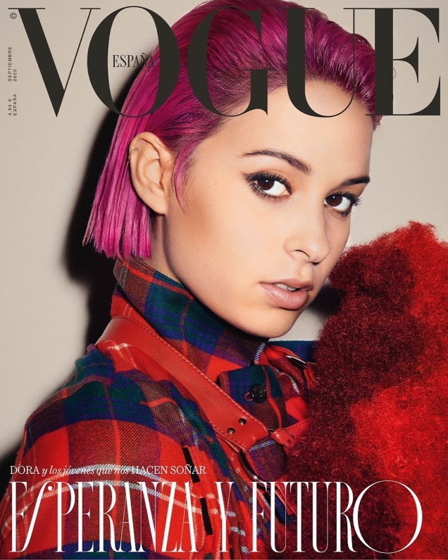 Vogue España September 2020 : Dora Postigo by Ezra Petronio