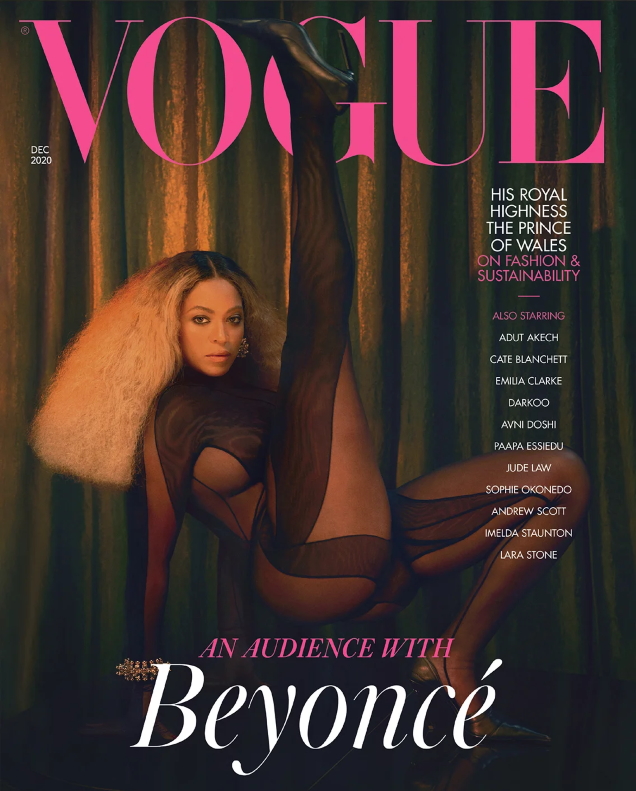 UK Vogue December 2020 : Beyoncé by Kennedi Carter