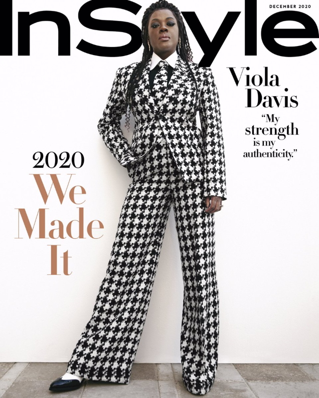 US InStyle December 2020 : Viola Davis by AB+DM