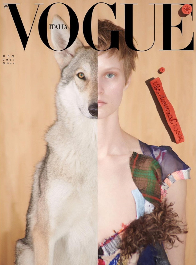 Vogue Italia January 2021 : The Animal Issue