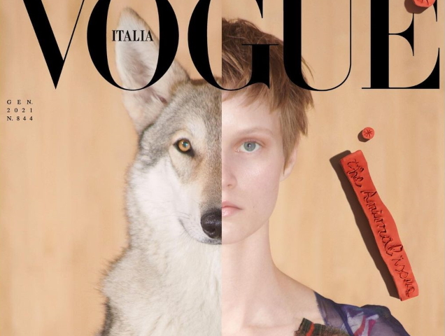 Vogue Italia January 2021 The Animal Issue - theFashionSpot