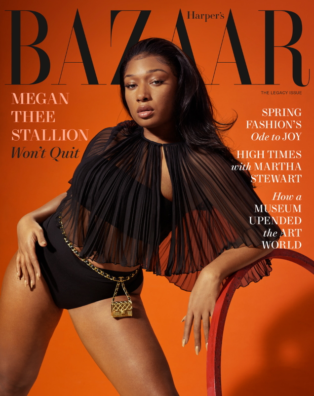 US Harper's Bazaar March 2021 : Megan Thee Stallion by Collier Schorr
