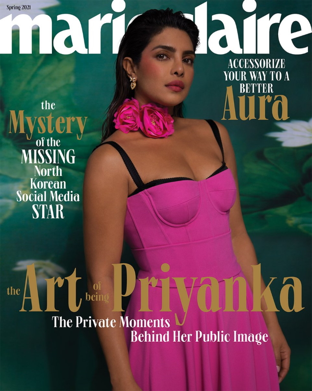 US Marie Claire Spring 2021 : Priyanka Chopra by Ruth Ginika Ossai