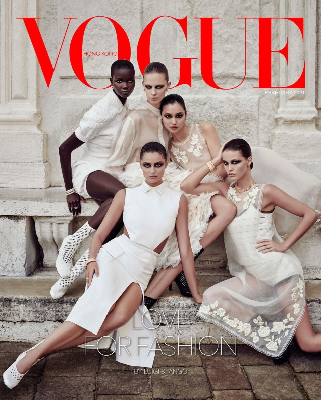 Vogue Hong Kong February 2021 : Akon, Estelle, Lexi, Luna & Taylor by Luigi & Iango