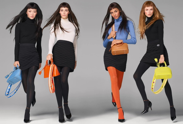 Louis Vuitton 'Alma' Handbags 2021 : Rianne, Sacha, Sora & Vittoria by Steven Meisel